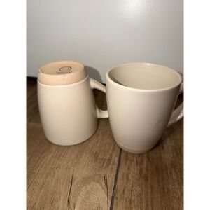 Stone Lain Ceramic Mugs Set of 2 Cream Speckled Glaze Dishwasher Microwave Safe